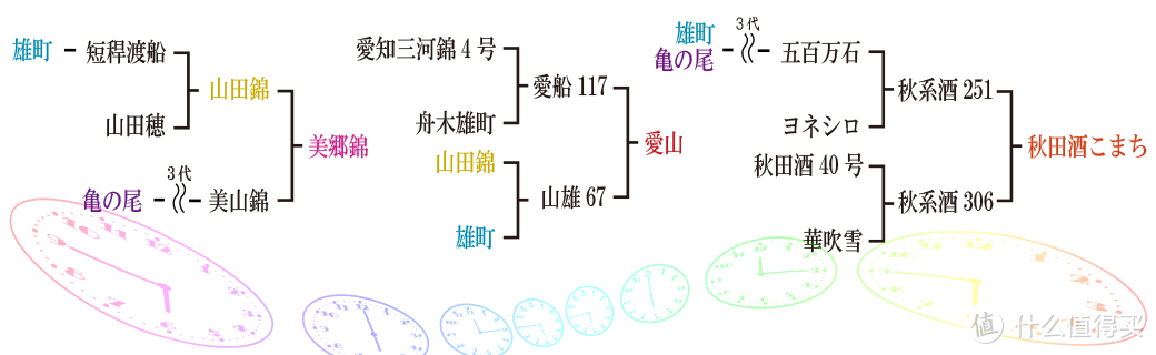 其实很多酒米都是雄町的直系子孙