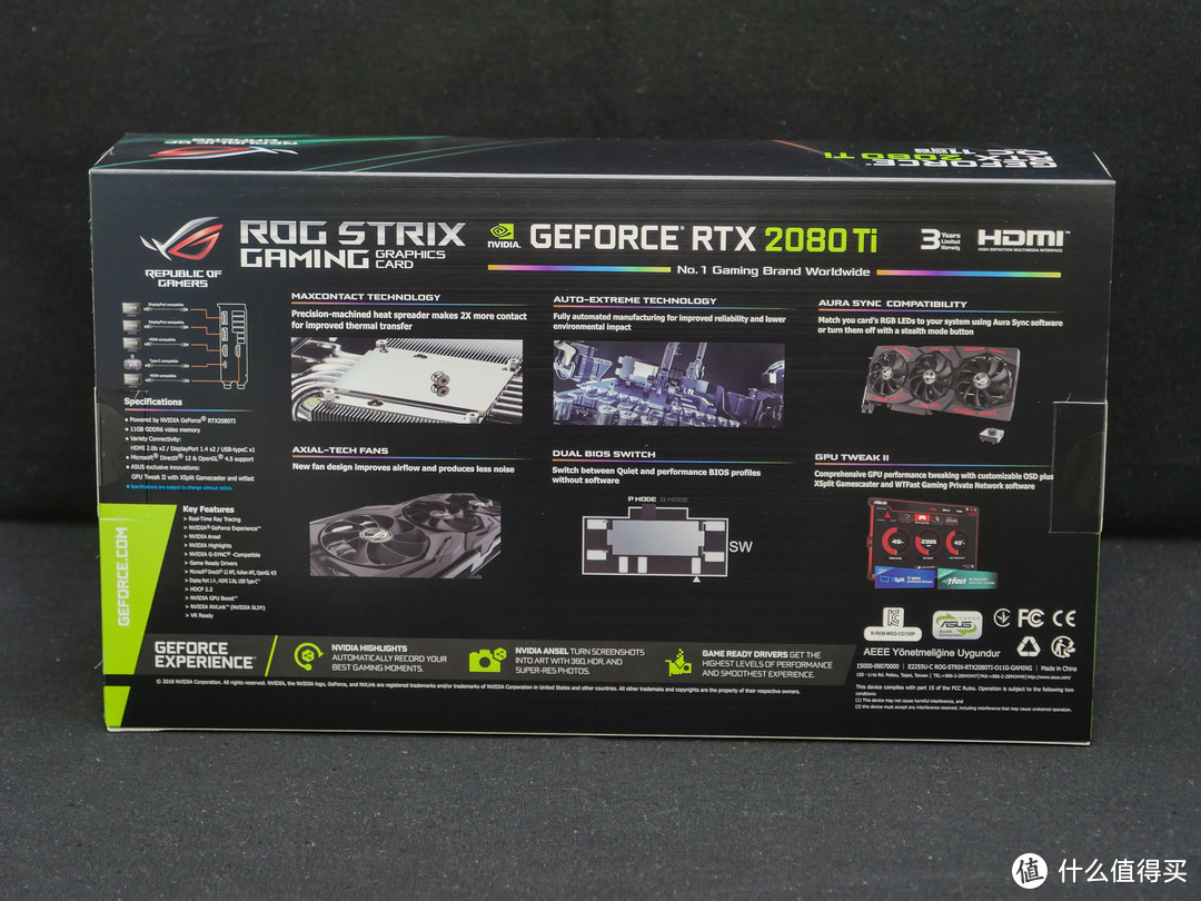 玩家国度图灵旗舰：华硕ROG STRIX RTX2080Ti 对比测试