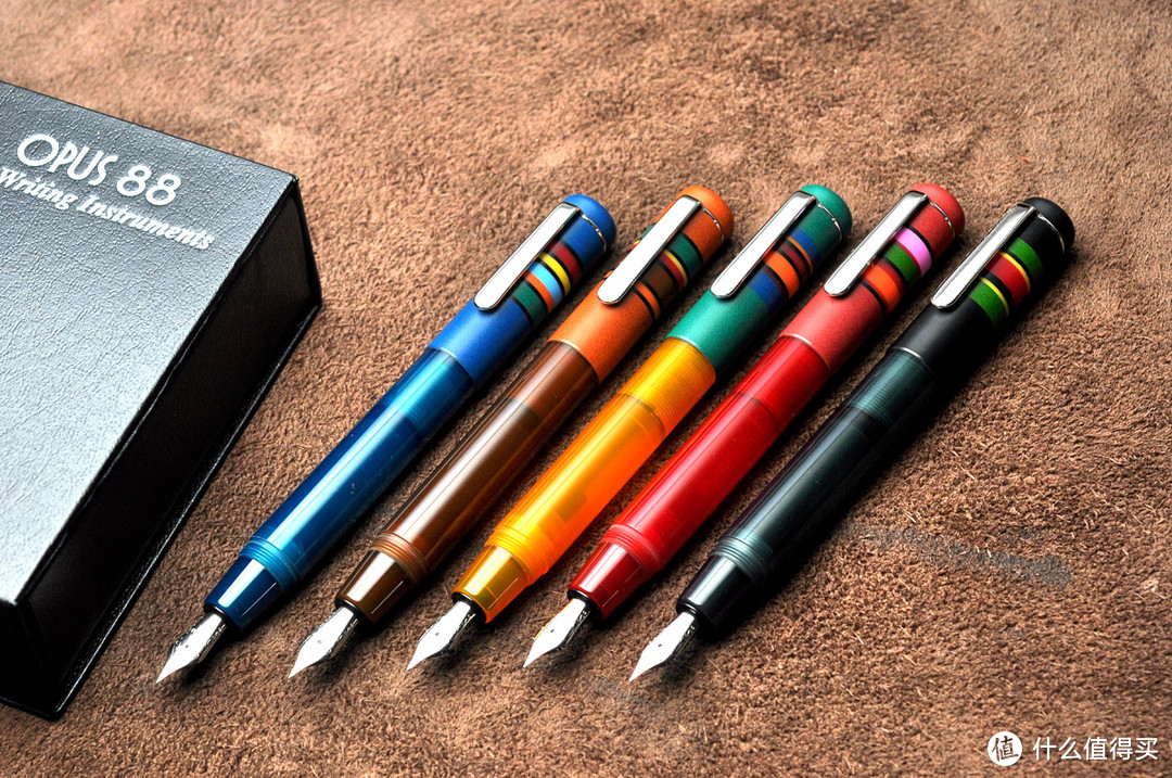 五彩便携短钢，Opus88正统滴入式钢笔便携钢笔Fantasia评测