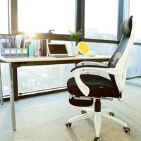 黑白调 HDNY077 电脑椅外观设计(椅背|坐垫|腰枕)