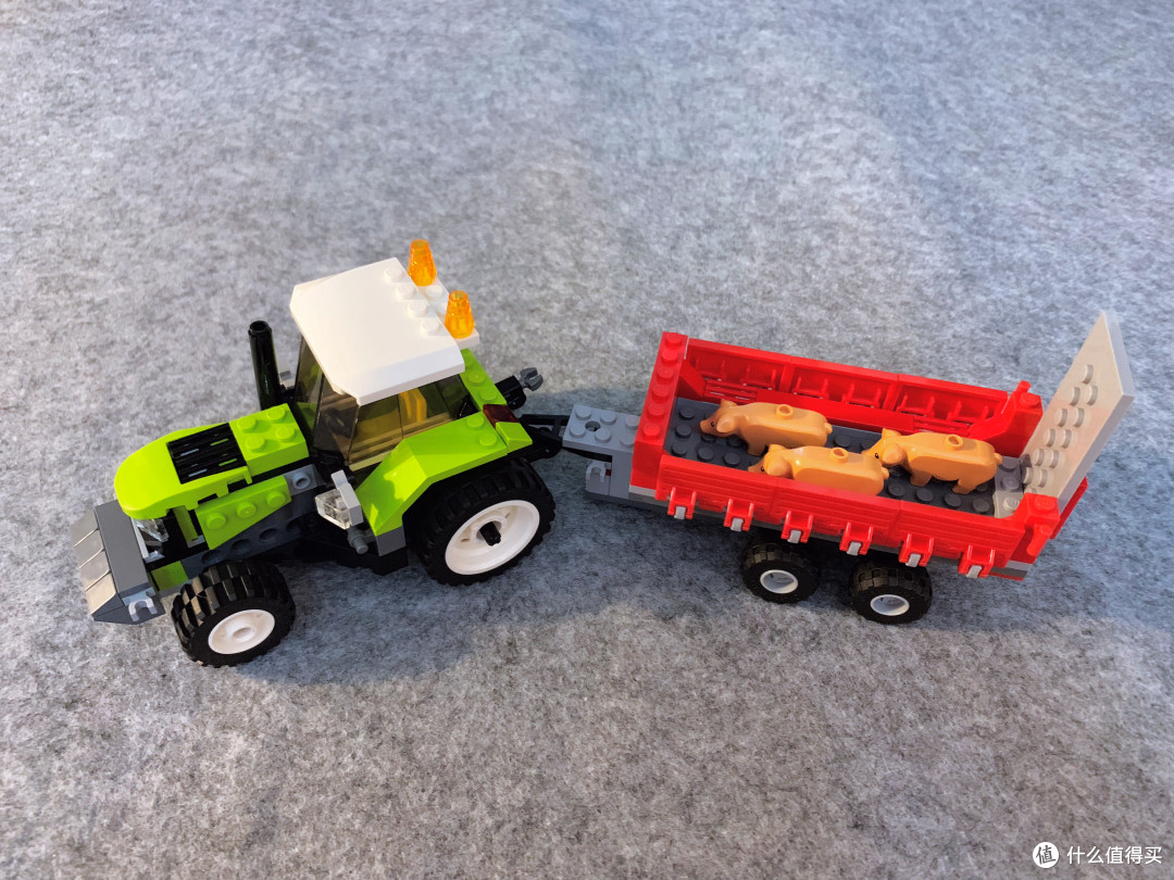 乐高小小追绝日记篇九lego乐高7634拖拉机和7684养猪场和拖拉机