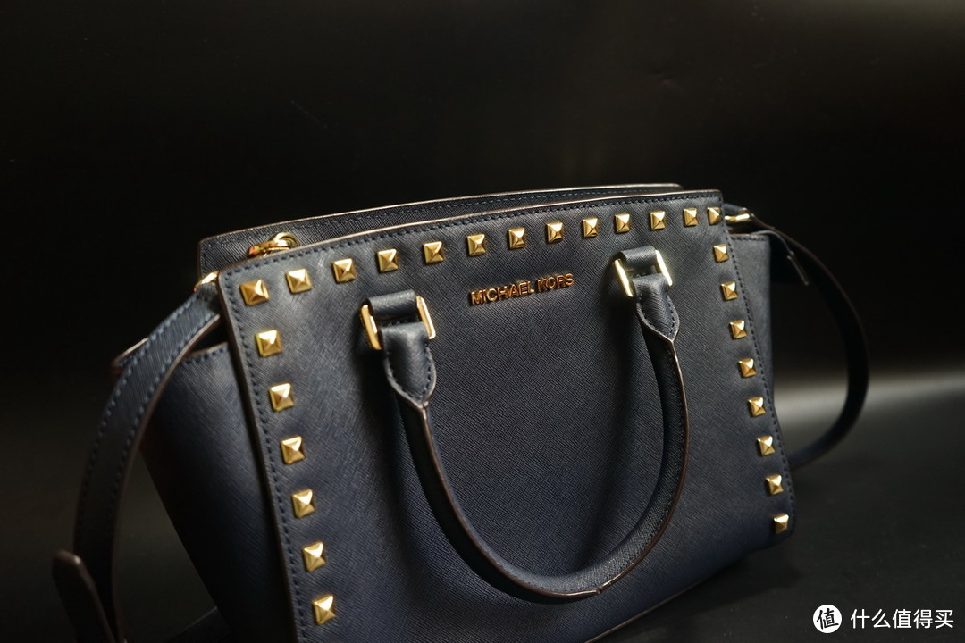 好用不贵的MICHAEL KORS 迈克·科尔斯 中号铆钉Selma 单肩斜挎耳朵包