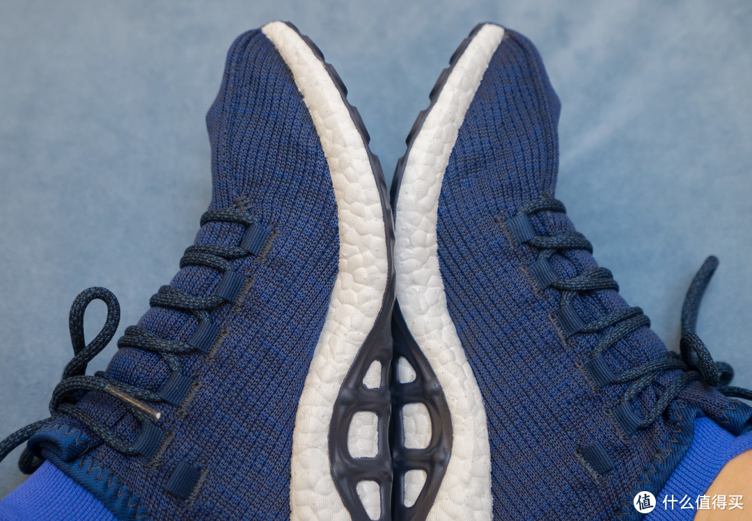 脚下生风，脚底漏风：adidas 阿迪达斯 Pureboost 2.0 Clima China 中性跑鞋 神秘蓝晒单