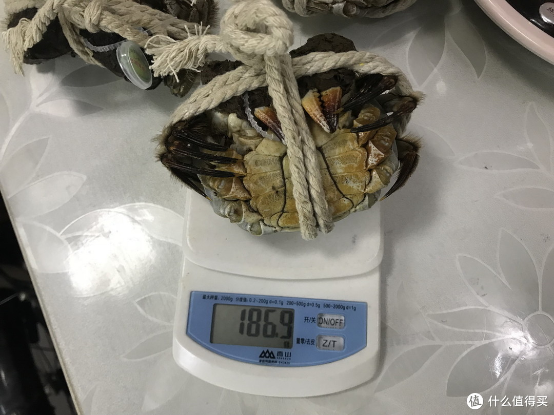 蟹黄膏美：阳澄湖水天仙1788型公4两母3两8只大闸蟹还送kindle哦