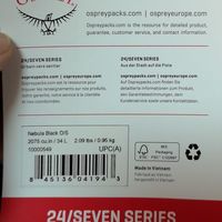 Osprey Nebula 星云 34L 城市日常背包使用总结(面料|功能)