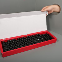 阿洛伊 FPS 机械键盘开箱展示(键位|轴体|灯光|线材)