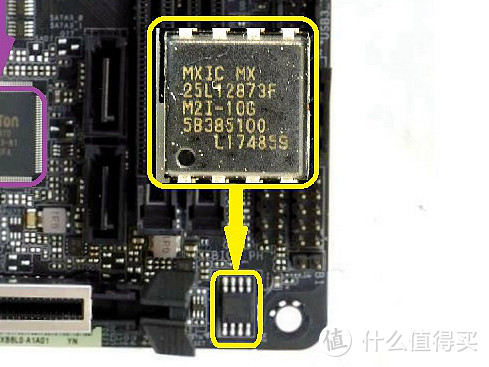 MXIC 25L12873F是来自宏旺的128Mbit BIOS ROM