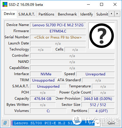 联想 Lenovo 拯救者 SL700 512GB NVMe 固态硬盘使用体验