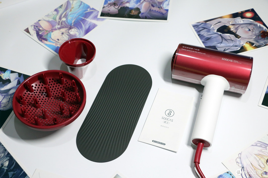 三挡模式可调金属外观负离子电吹风素士h3s吹风机体验