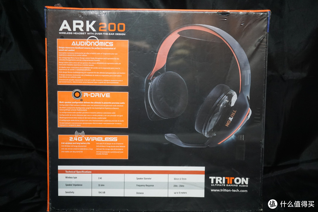  专注定点娱乐的性价比怪兽 — Tritton 海神 ARK200方舟 无线RGB游戏耳机