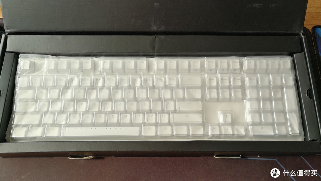 IKBC  F108时光机  白色红轴机械键盘+观沧海PBT侧刻键帽