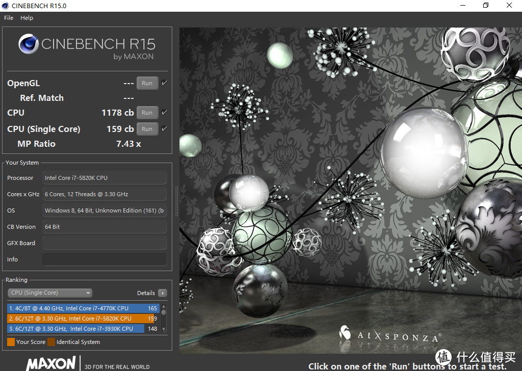 Cinebench R15 4.0Ghz