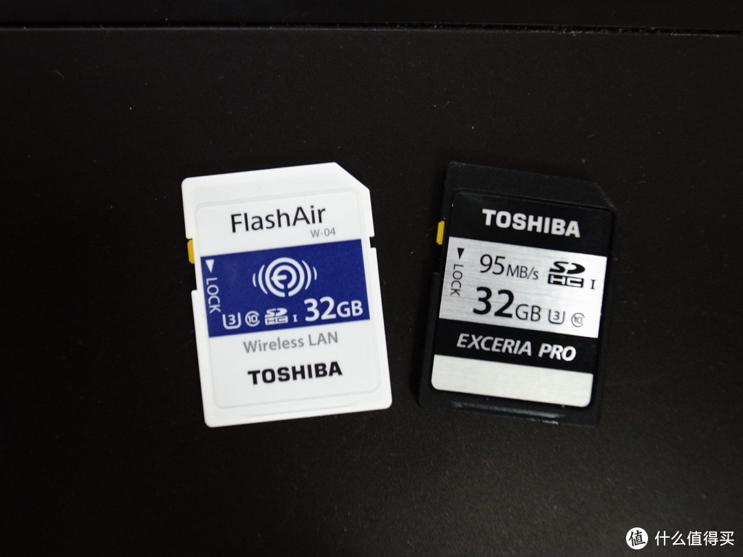 FlashAir W-04 和 银卡Exceria Pro N401