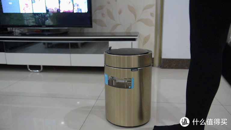 垃圾桶也能玩感应——优百纳盈月系列智能感应卫生桶初体验
