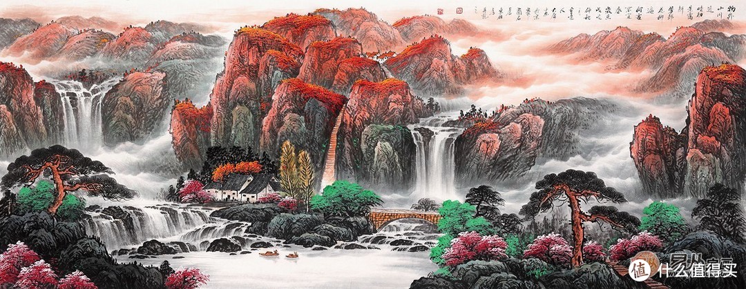 客厅挂画这么挂山水画，光是看看都过瘾！