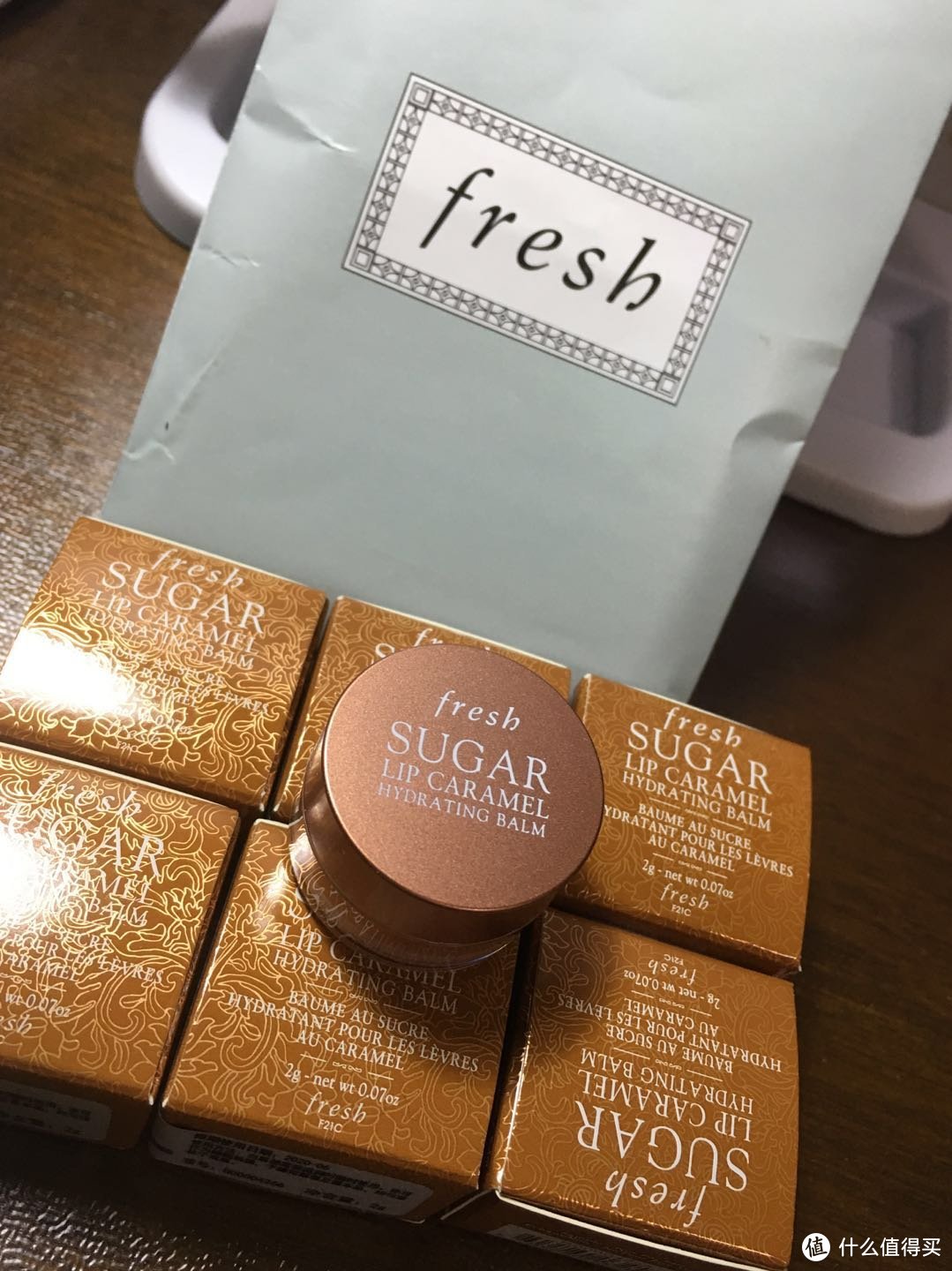 真的没有偷吃糖糖哦#Fresh馥蕾诗保湿修护唇膜（焦糖）体验礼包的初体验#