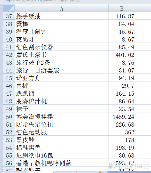 一个宝妈的2018双11清单