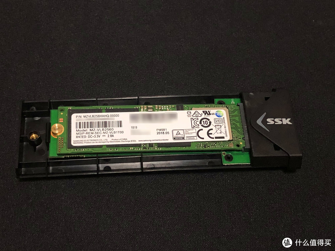 玩转NVME移动硬盘盒：SSK 飚王 M.2硬盘盒和Samsung 三星 PM981 固态硬盘的入手体验简评