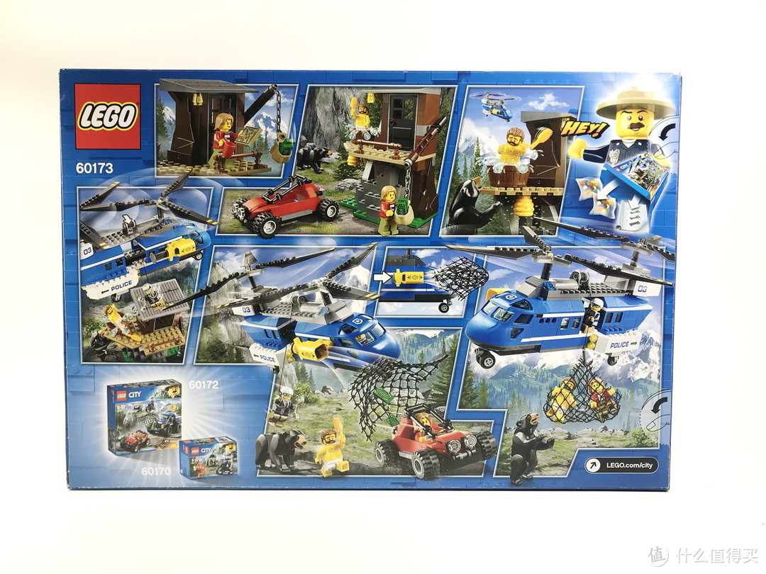 我在英亚买乐高：乐高 拼拼乐 篇186 LEGO 乐高 城市组 60173 山地特警空中追捕