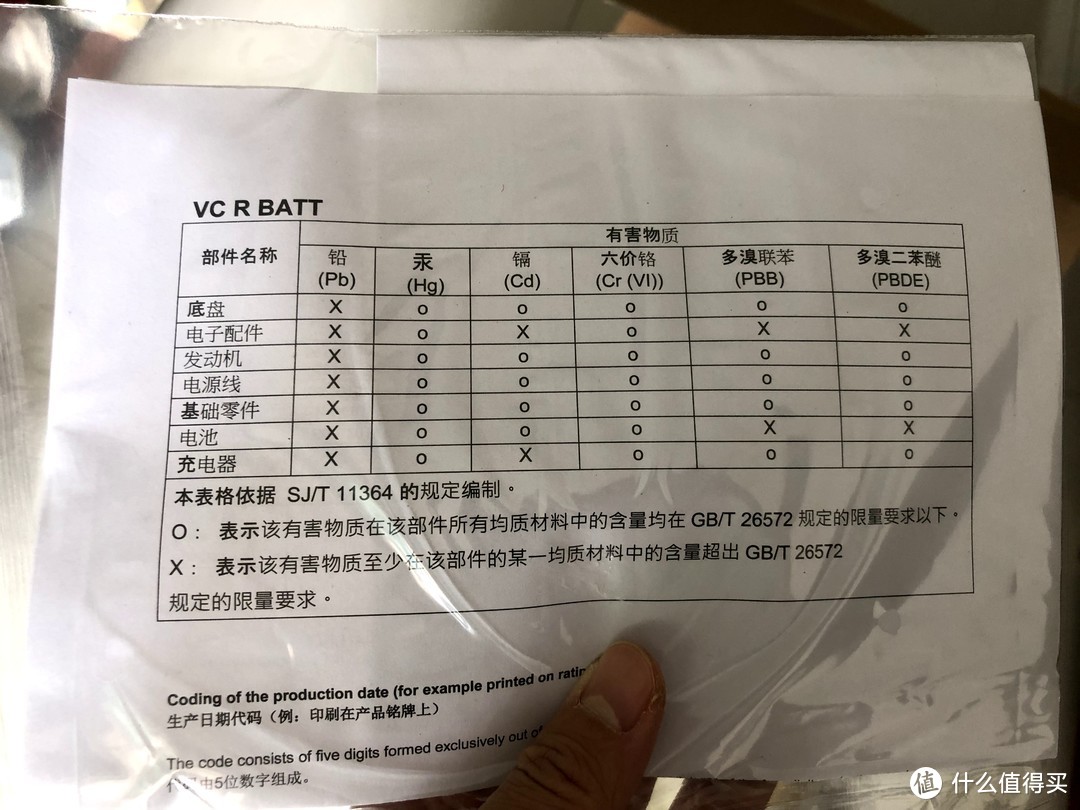 然后有一张有害物质含量表，这个似乎比国内的厂商做得要仔细一些