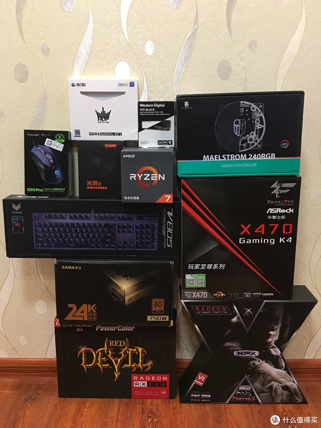 双十一PC菜鸟吃土装机：2700+X470+RX580×2——part2之实战篇