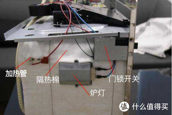 西屋蒸烤箱侧面图