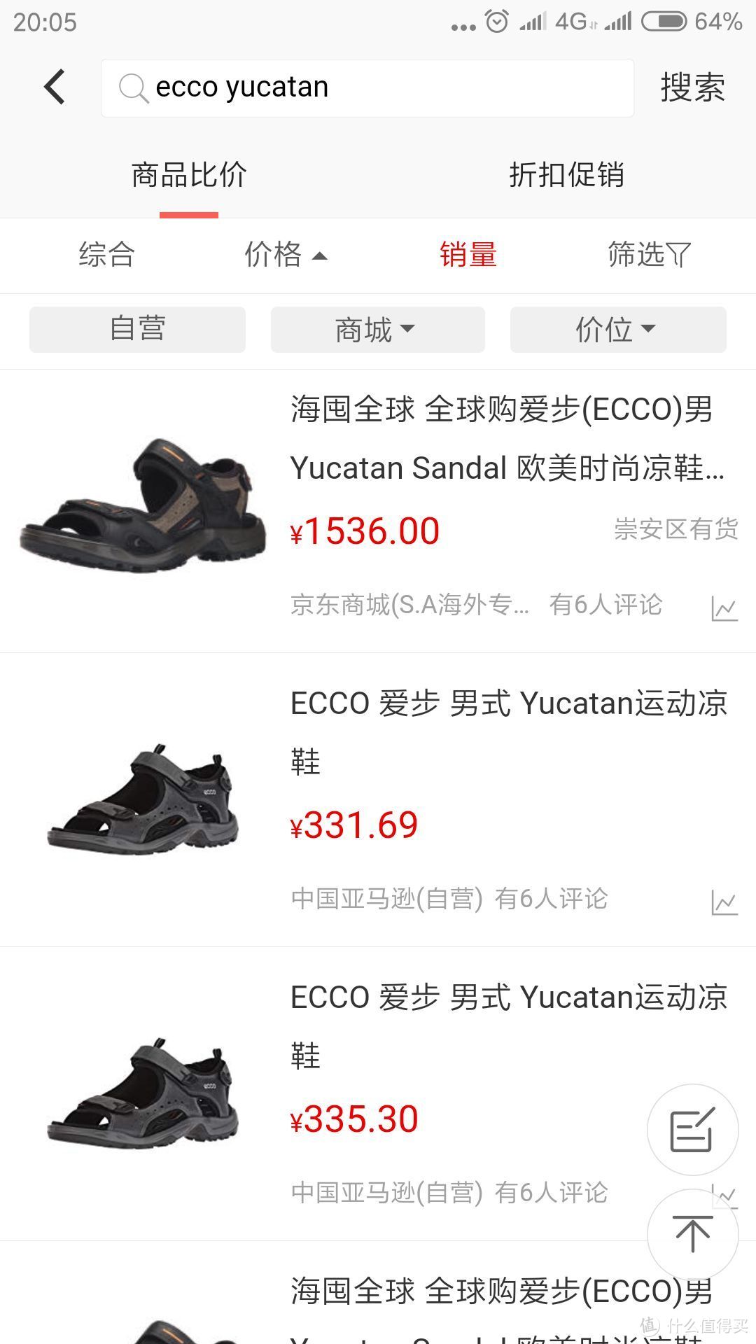 美亚海外购入手ECCO凉鞋