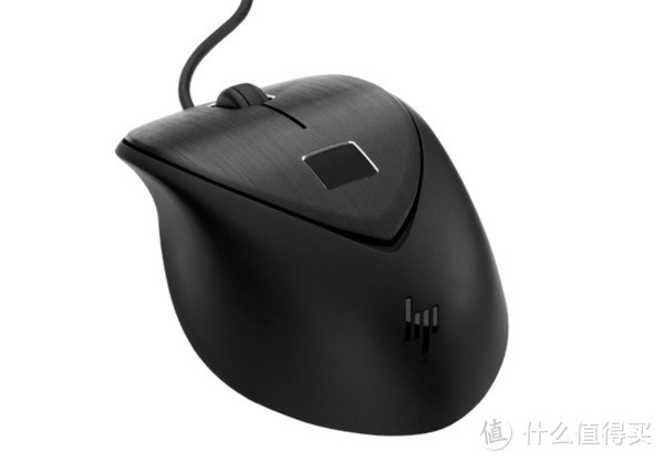 集成指纹识别：HP 惠普 HP USB Fingerprint Mouse 鼠标 