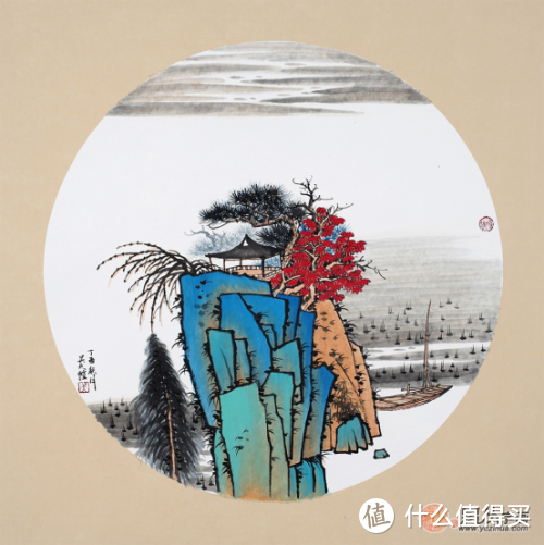 浅谈吴大恺山水画的艺术特点：君看漫天杨花雪，须想天上散花