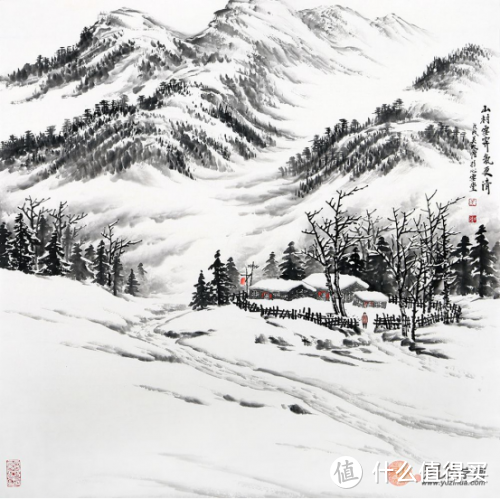 浅谈吴大恺山水画的艺术特点：君看漫天杨花雪，须想天上散花