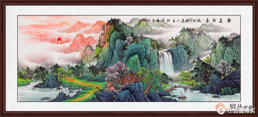 家里白墙挂什么装饰画?经典品位，唯国画山水