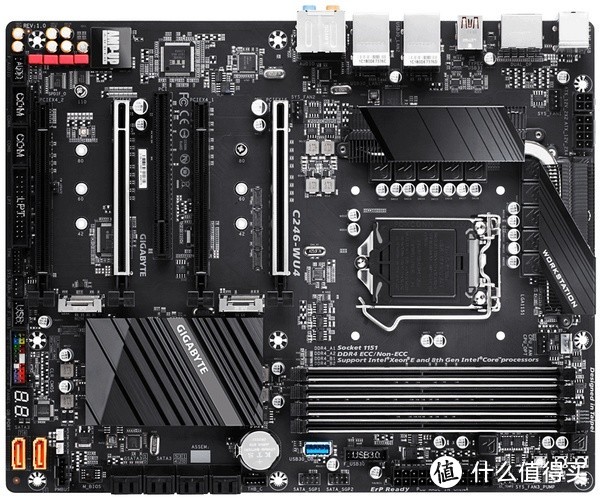 双千兆+双M.2、支持4路CF交火：GIGABYTE 技嘉 发布 C246-WU4 工作站主板