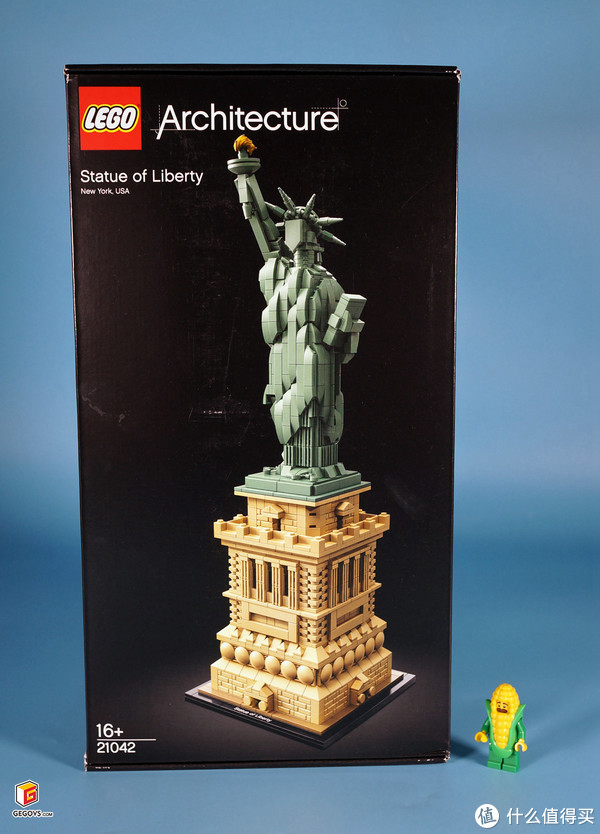 LEGO 21042 Statue of Liberty (自由女神像）开箱报告_拼插积木_什么值得买