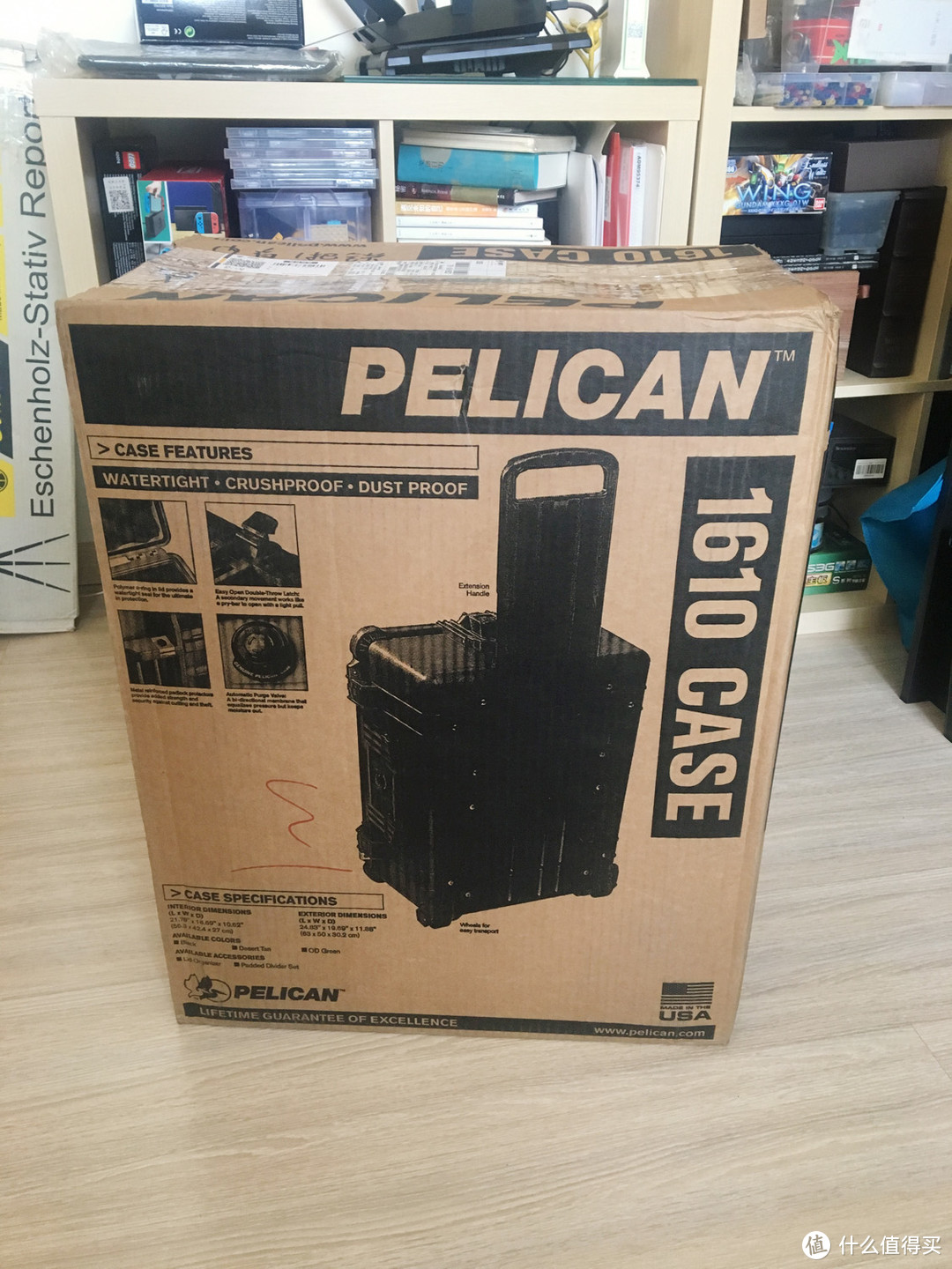 闻名不如见面—PELICAN派力肯（塘鹅）1610大型拉杆箱