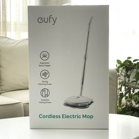 eufy小旋风电动拖把外观展示(拖布|手柄|伸缩杆|按钮|主机)