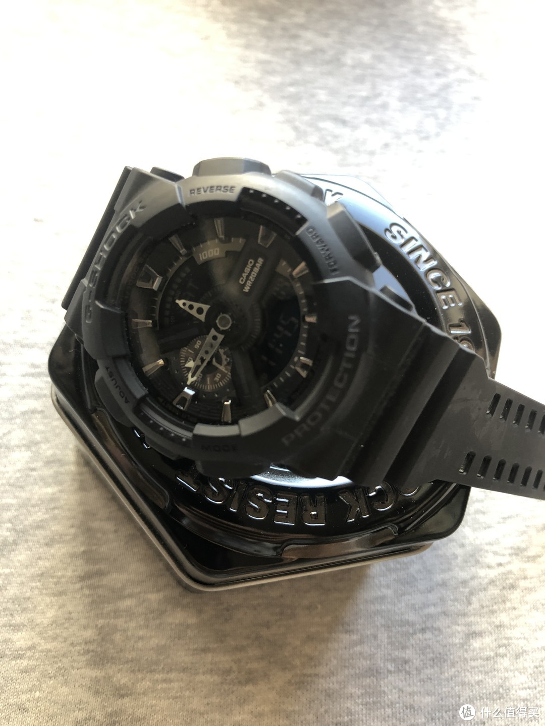 卡西欧 G-SHOCK GA-110-1BDR，算不算大表盘？