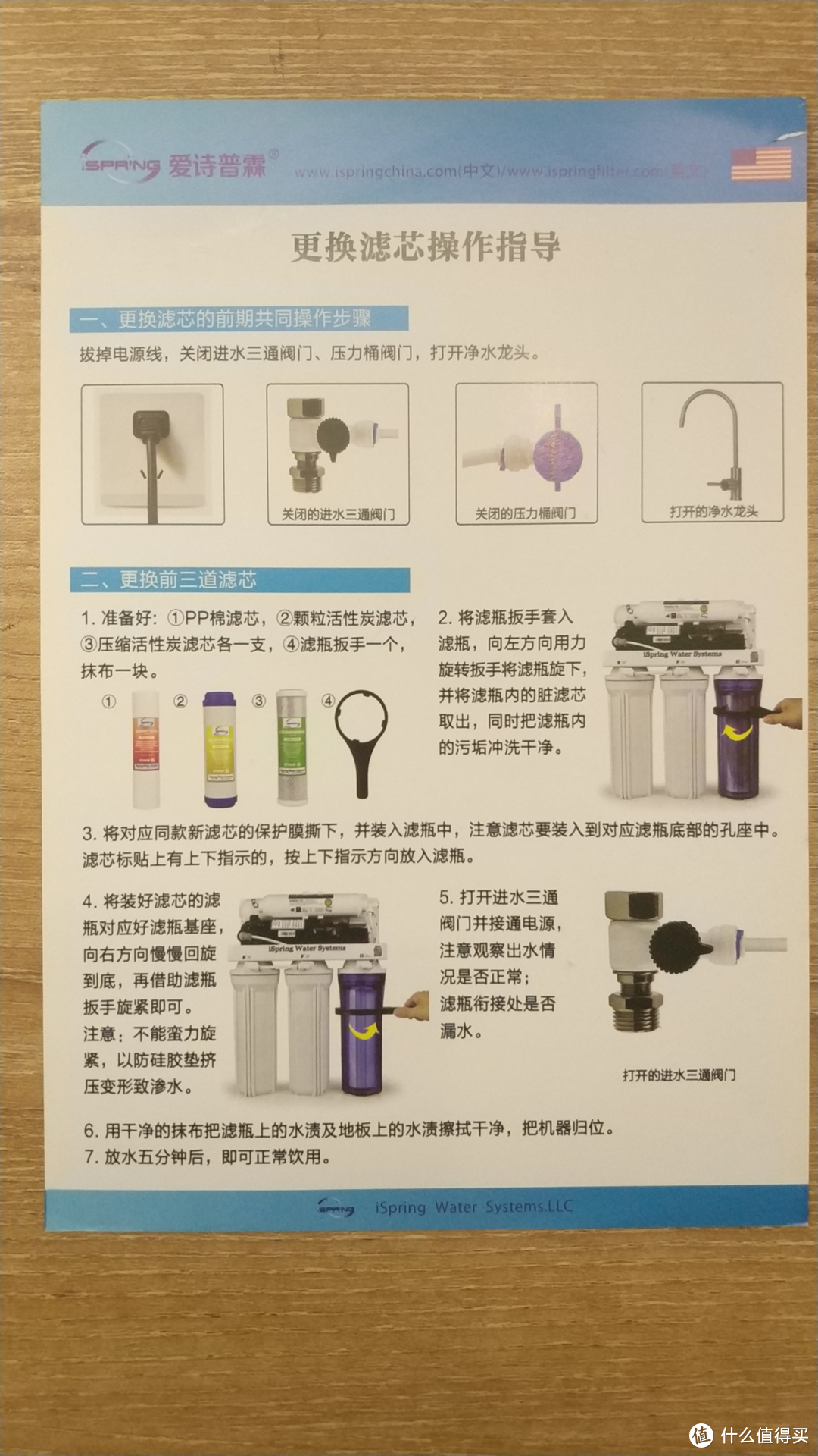 美国进口iSpring厨下反渗透净水器RCC7P开箱及使用体验