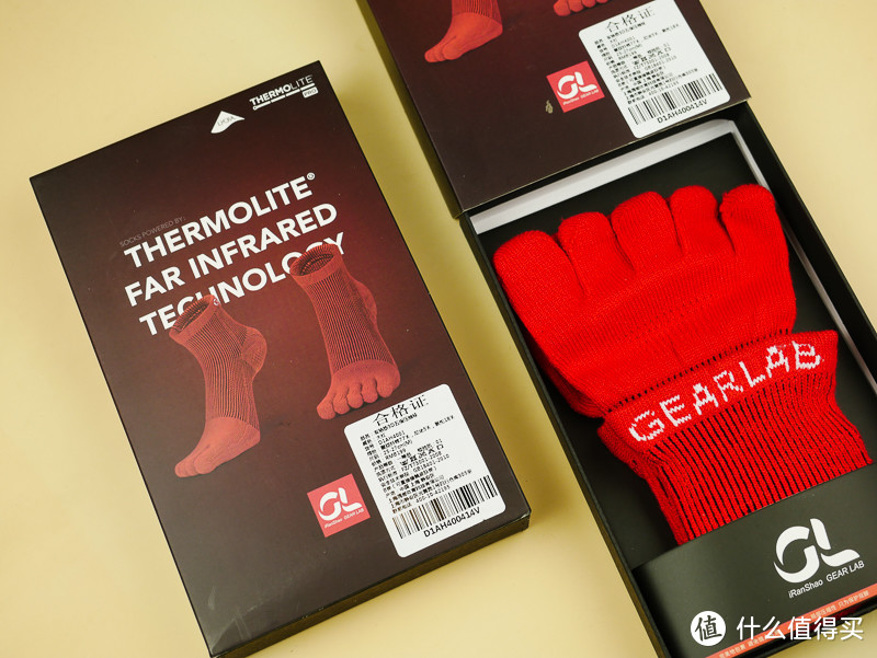 冬季运动小伙伴 - Gearlab 发热五指袜