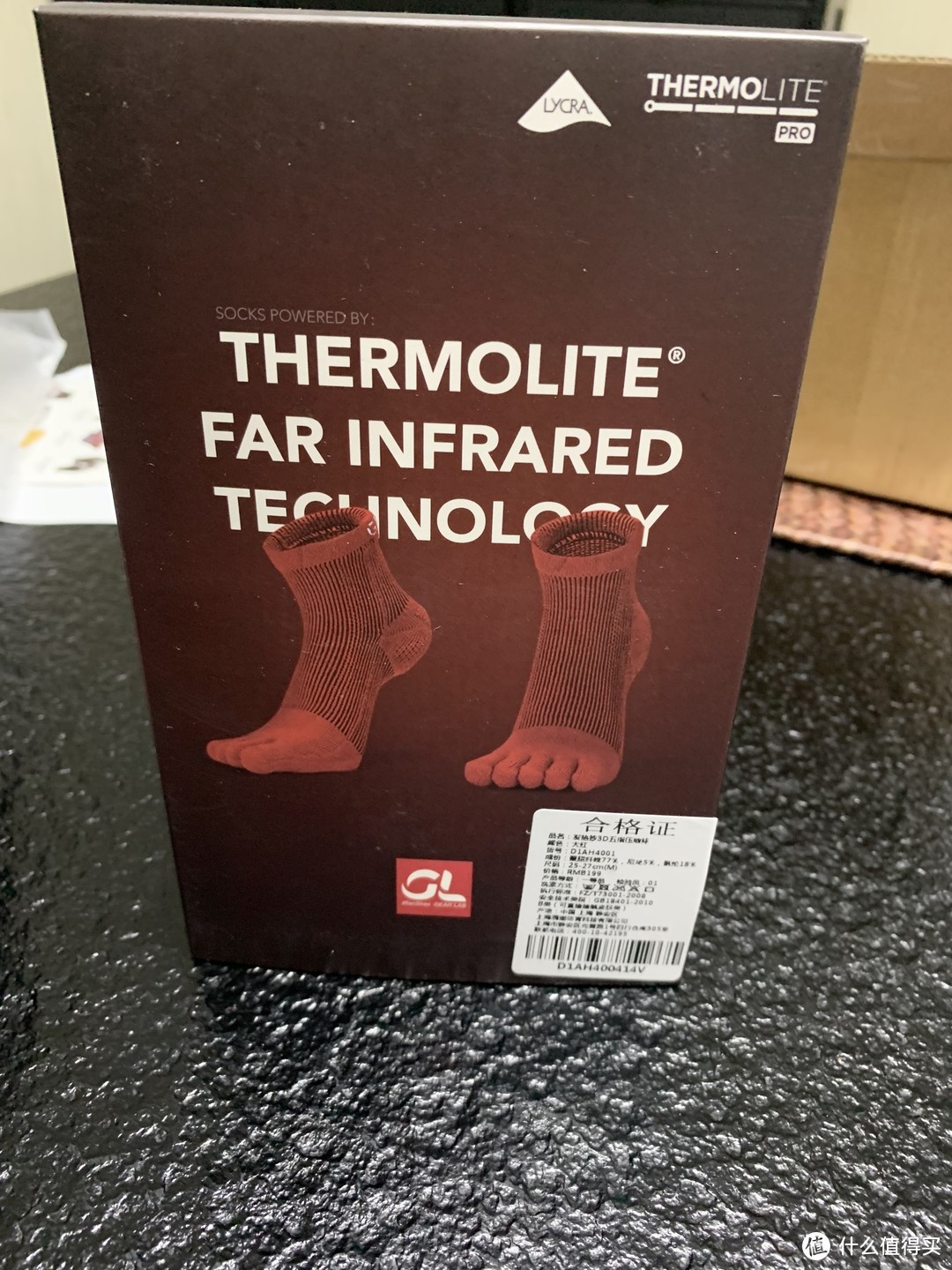 有幸中两次，温暖升级---GearlabThermolite发热3D五指袜