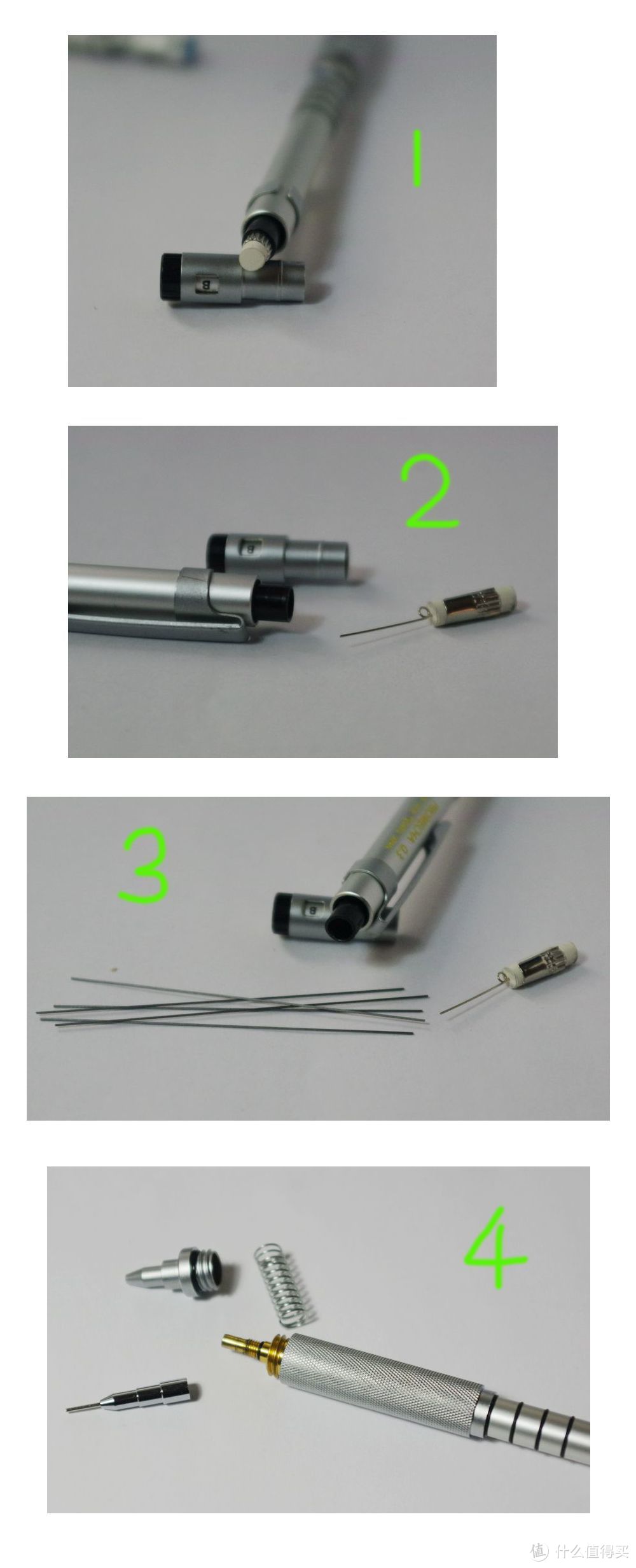 0.7自动铅笔拆卸组装图图片