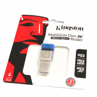 KingstonType-C 双接口读卡器外观展示(挂饰绳|体积|接口)