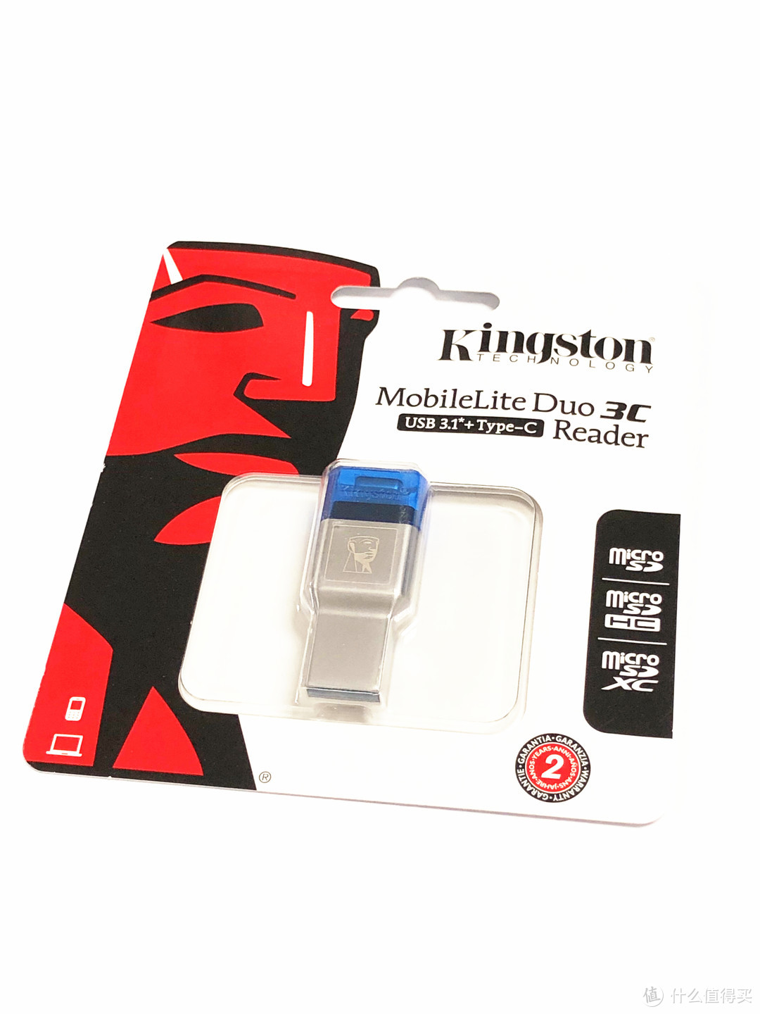 Kingston USB 3.1 microSD Type-A/Type-C 双接口读卡器入手使用体验