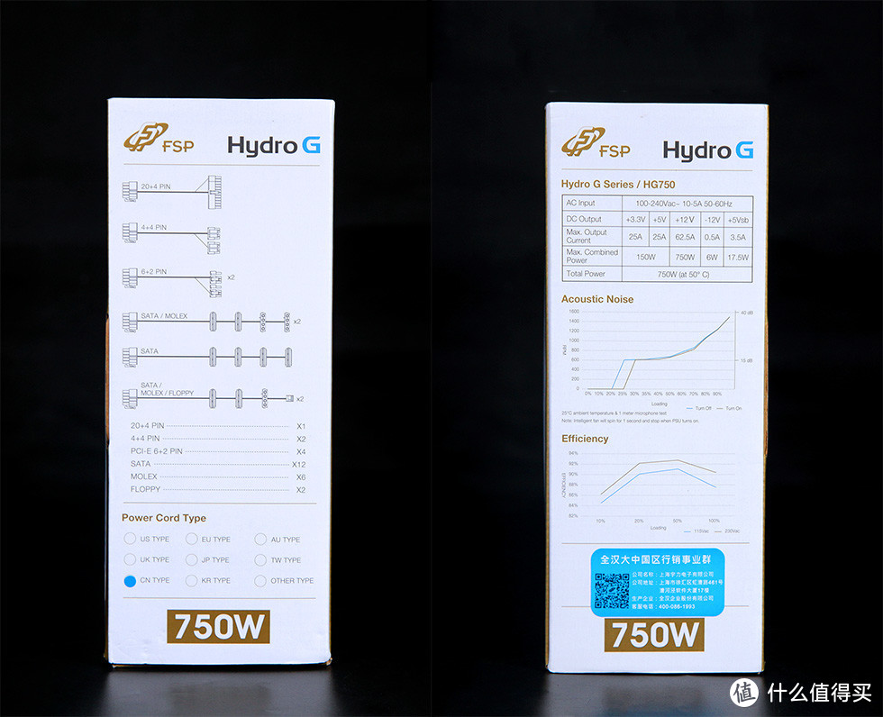 FSP 全汉Hydro G 750 White 金牌全模组电源开箱分享