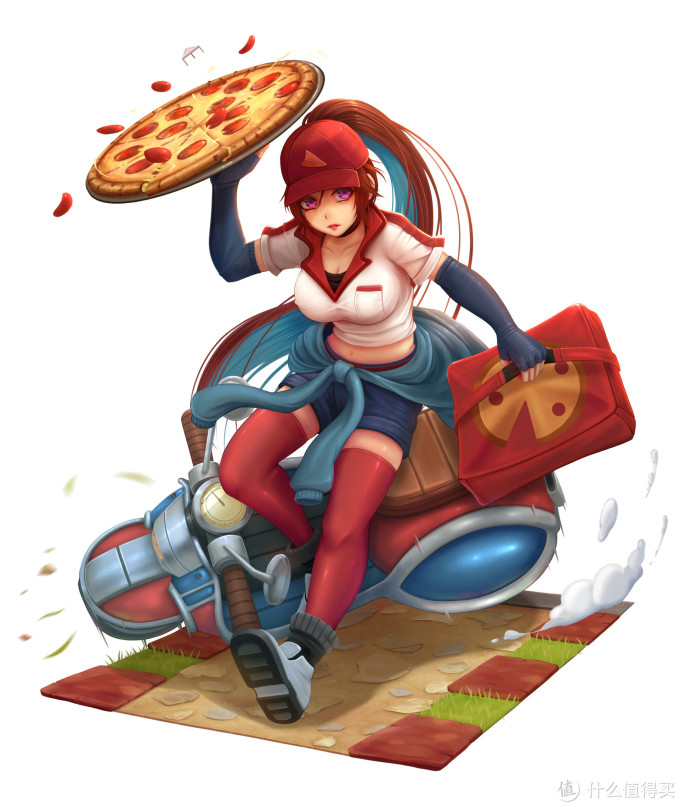 重返游戏lol冷面的妖艳女郎轮子妈腥红之月皮肤鉴赏