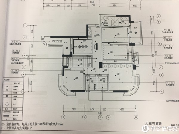 天花布置图