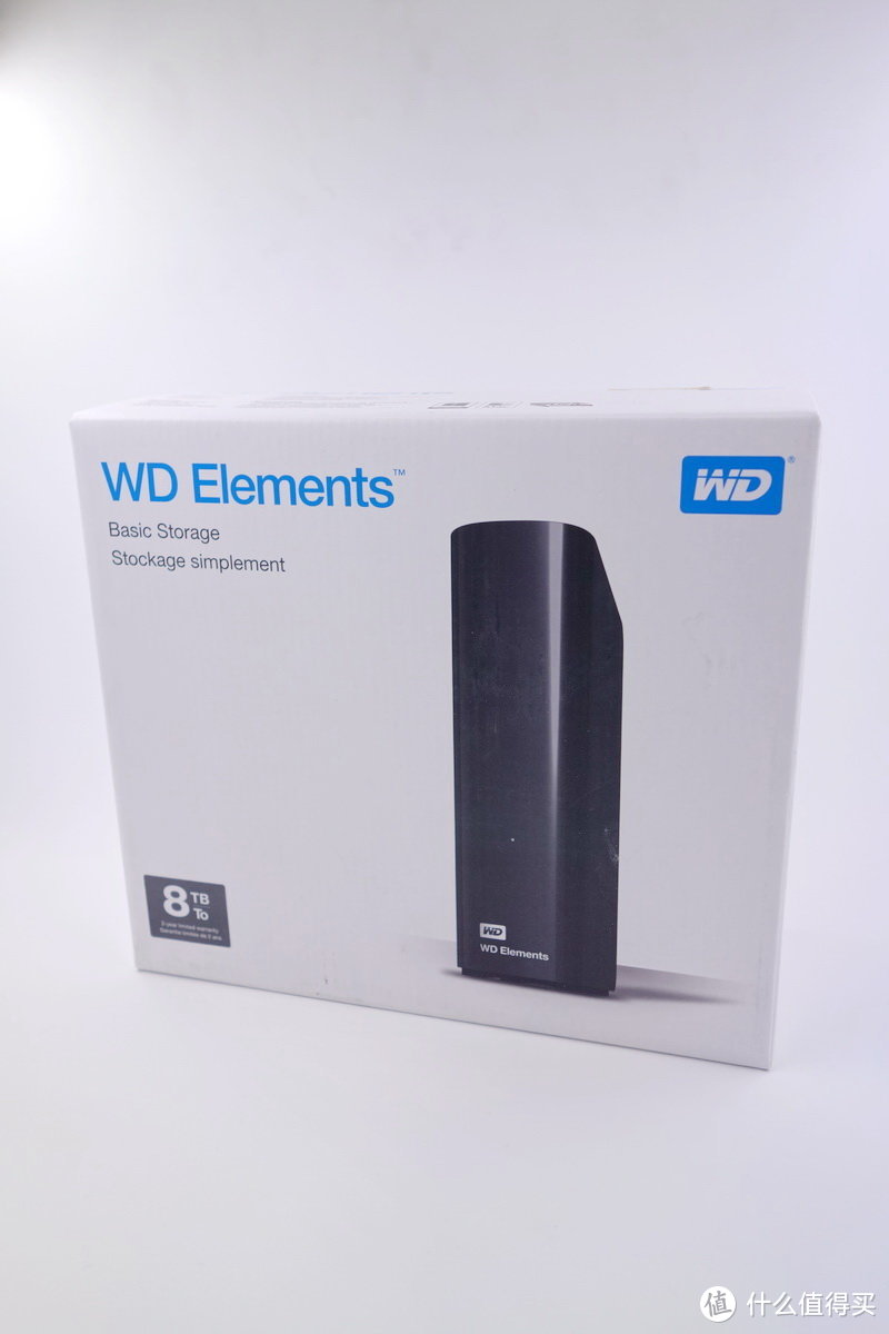 西部数据 WD Elements 8T 移动硬盘简单开箱测试和拆解