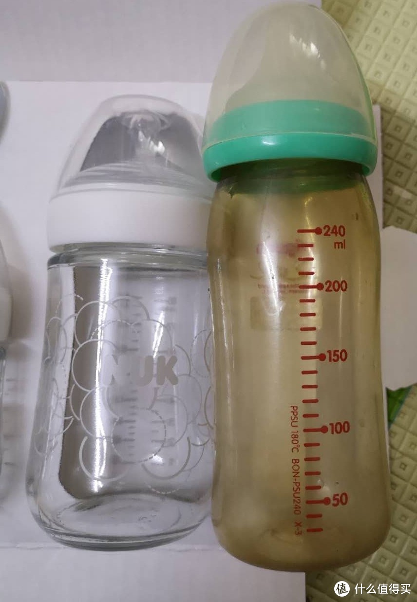 MUK Nature Sense 玻璃奶瓶套装 与 Pigeon 奶瓶对比，另附当地价钱