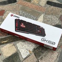 微星 GK60 机械键盘外观展示(包装|配件|键帽)