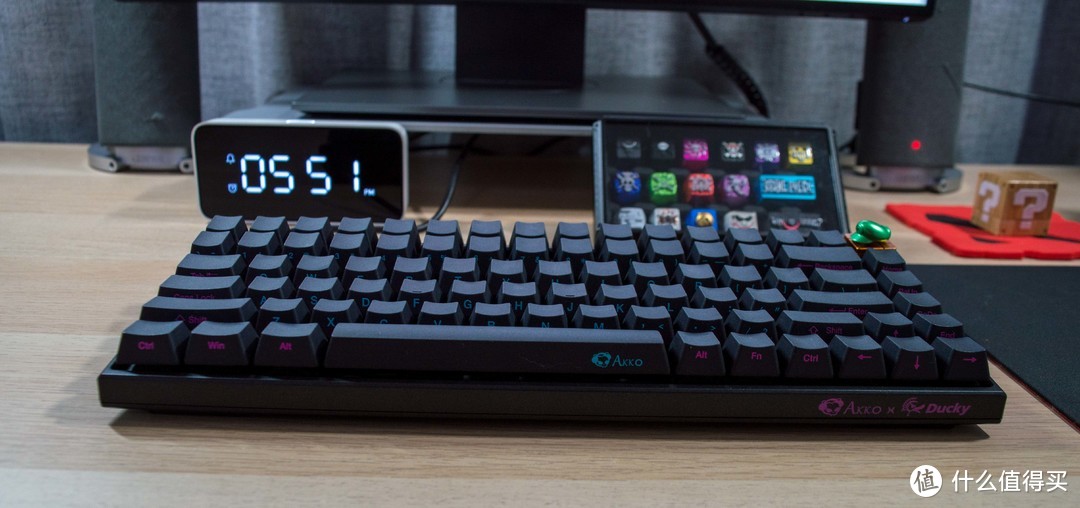 小巧全能，Akko x Ducky 3084侧刻机械键盘开箱