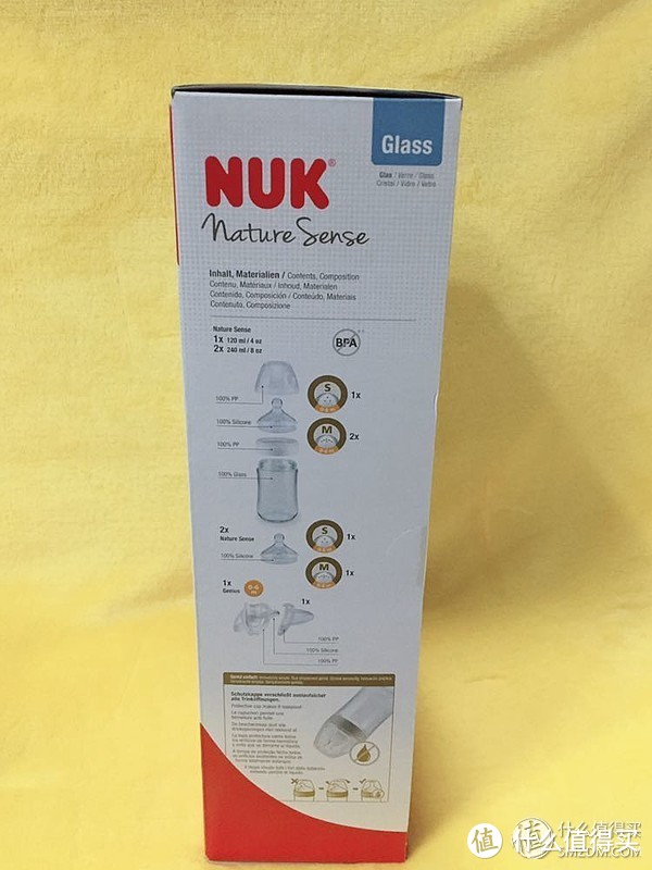 母乳宝宝的NUK Nature Sense 玻璃奶瓶初体验